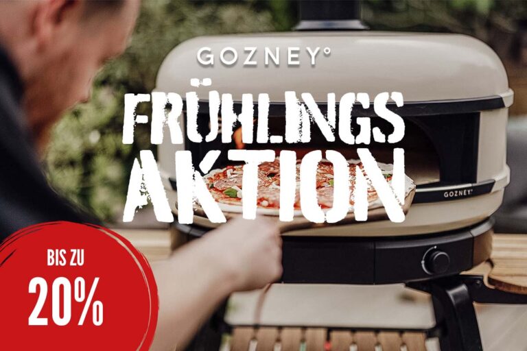 Gozney Frühlingsaktion – bis zu 20% Rabatt auf Pizzaöfen