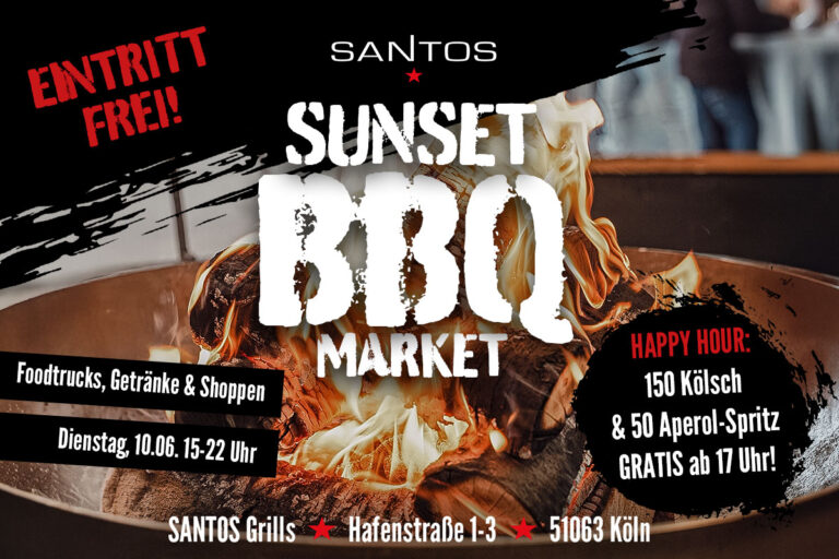 SANTOS Sunset BBQ Market – ab 13. Mai!