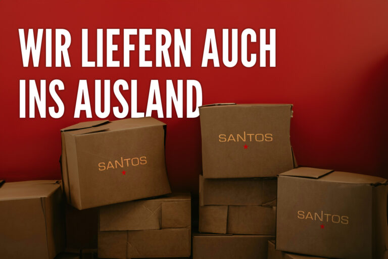 SANTOS liefert auch ins Ausland