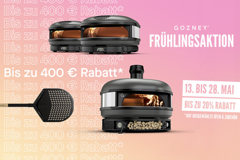 Gozney Frühlingsaktion: bis zu 20% Rabatt sichern