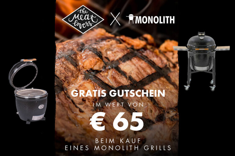 MONOLITH x The Meatlovers: 65 Euro Gutschein sichern!